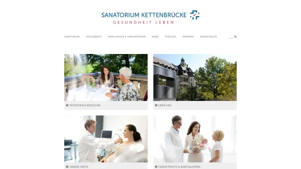 Website Screenshot: Sanatorium Kettenbrücke Innsbruck - Privatklinik Innsbruck | Sanatorium Kettenbrücke - Date: 2023-06-26 10:20:35