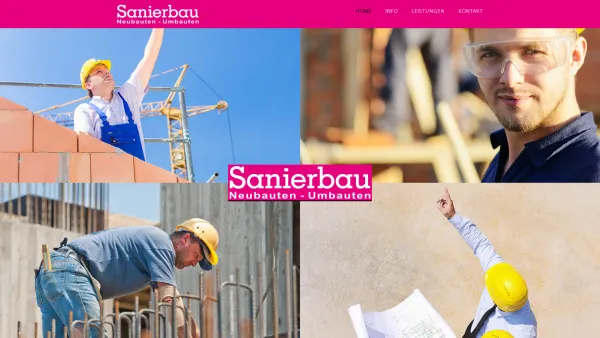 Website Screenshot: Sanierbau Werner Jäger - Sanierbau Neubauten – Umbauten - Date: 2023-06-15 16:02:34