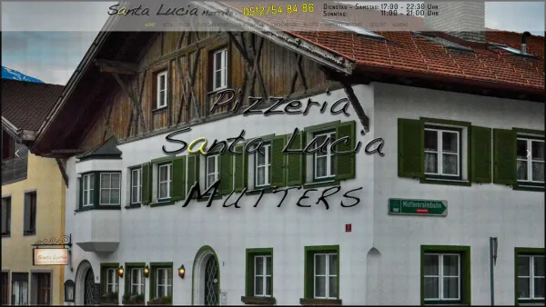 Website Screenshot: Pizzeria-Spaghetteria Santa Lucia - Pizzeria SantaLucia - Date: 2023-06-14 10:44:57