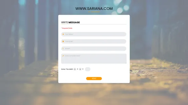 Website Screenshot: Sariana - www.sariana.com - Date: 2023-06-26 10:20:38