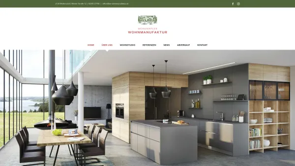 Website Screenshot: KÜCHEN & WOHNEN Martin Sauberer - WV Wohnmanufaktur – Ihr Möbelhaus in Wolkersdorf bei Wien - Date: 2023-06-15 16:02:34