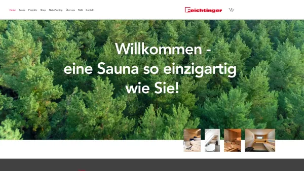 Website Screenshot: Feichtinger Saunabau - Feichtinger Saunabau | Saunahersteller | Gewerbepark Ost 24, Feldkirchen an der Donau, Austria - Date: 2023-06-14 10:44:57
