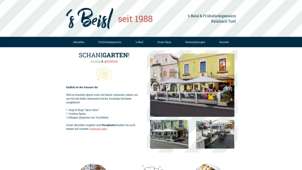 Website Screenshot: Reinhard Herzlichbei PURZL und s Beisl - 's Beisl & Frühstückspension Reinhard Todt Zwettl - Date: 2023-06-26 10:20:41