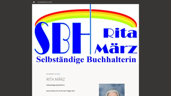 Website Screenshot: Rita März - selbständiger buchhalter - RITA MÄRZ - Date: 2023-06-26 10:20:41