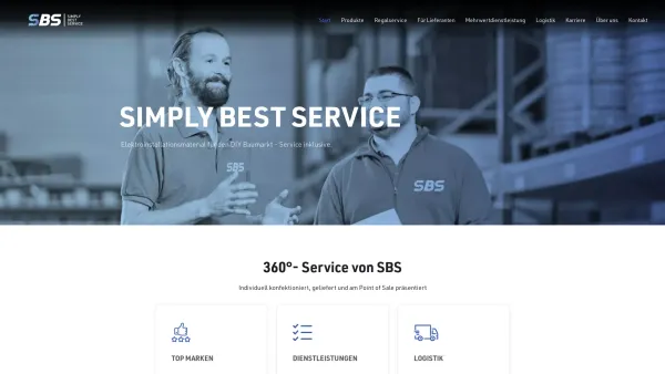 Website Screenshot: System Beratung Service SBS HandelsGmbH - Start | SBS HandelsGmbH | SIMPLY BEST SERVICE - Date: 2023-06-26 10:20:41