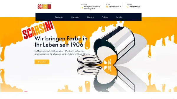 Website Screenshot: Malerei Scarsini - Scarsini - Date: 2023-06-14 10:44:57