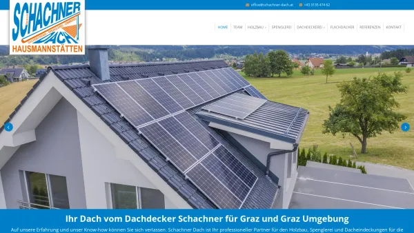 Website Screenshot: Schachner Dach GmbH Alles fürs Dach - Schachner Dach - Alles rund ums Dach in Graz und Graz Umgebung - Date: 2023-06-14 10:44:57
