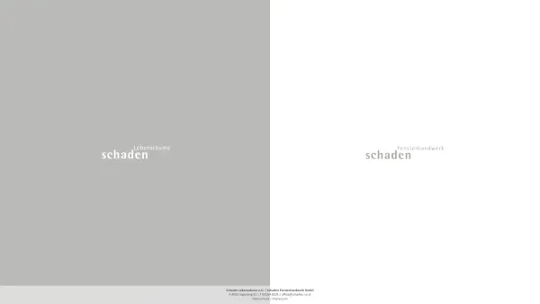 Website Screenshot: TISCHLEREI SCHADEN GmbH & CoKG - Schaden Lebensräume & Fenstersanierung - Date: 2023-06-26 10:20:44