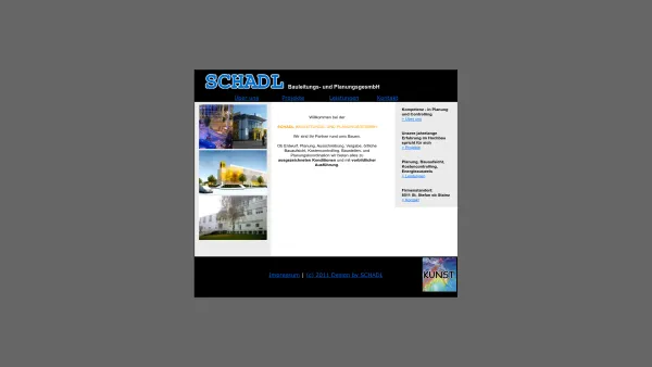 Website Screenshot: SCHADL.NET PORTAL - SCHADL Bauleitungs- und PlanungsgesmbH, Ihr kompetenter Partner in Bauangelegenheiten - Date: 2023-06-26 10:20:44