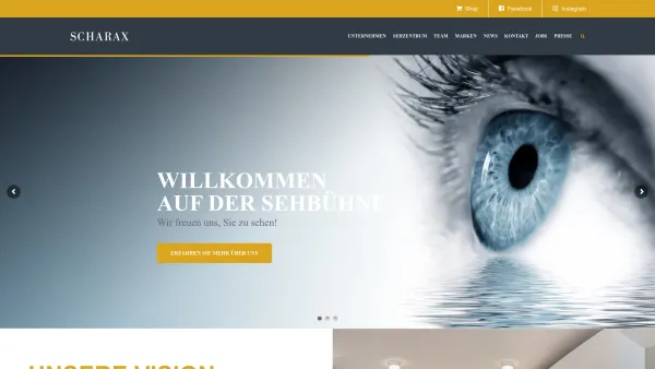 Website Screenshot: Peter Scharax Gesellschaft mbH SCHARAX - Scharax – Besser sehen lassen - Date: 2023-06-26 10:20:44