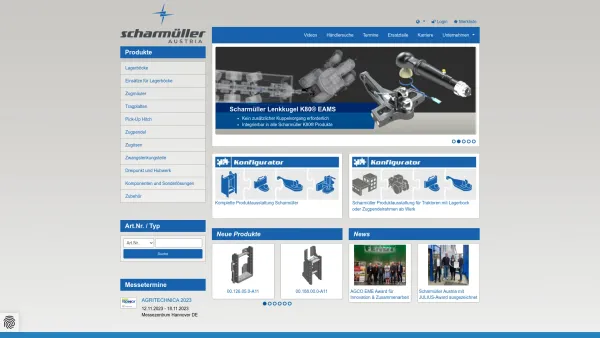 Website Screenshot: Scharmüller Gesellschaft m.b.H. & Co KG - Home - Scharmüller Austria - Date: 2023-06-26 10:20:44