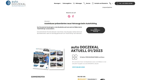 Website Screenshot: Autohaus Schatz-Draskovich GesmbH Opel und Suzuki Vertragshändler - auto DOCZEKAL - Mein Händler. Meine Werkstatt. Güssing, Oberwart, St. Johann - Date: 2023-06-15 16:02:34