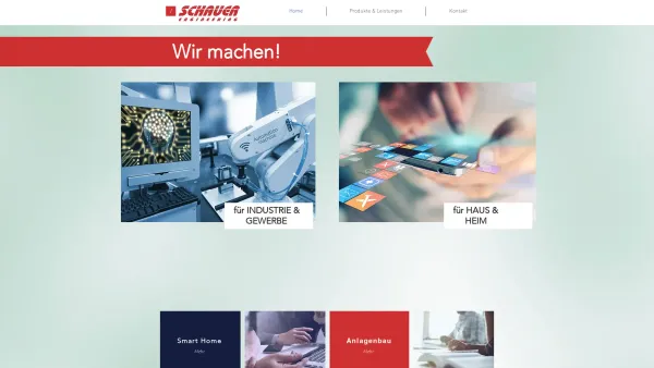 Website Screenshot: Schauer Engineering Ingenieurbüro & Industrieanlagenbau Dipl.Ing.(FH) Rudolf Schauer - Home | Schauer - Date: 2023-06-26 10:20:47