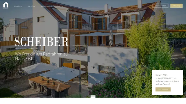 Website Screenshot: Scheiber Lichtblicke - Willkommen beim SCHEIBER Wein & Gästehaus - Date: 2023-06-26 10:20:47
