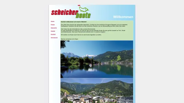 Website Screenshot: Scheicher Unser Betrieb und Bootsverleih der Seespitzstrasse Schüttdorf - Scheicher Boote • 2x in Zell am See - Esplanade und Seespitz • www.scheicher-boote.at - Date: 2023-06-26 10:20:47