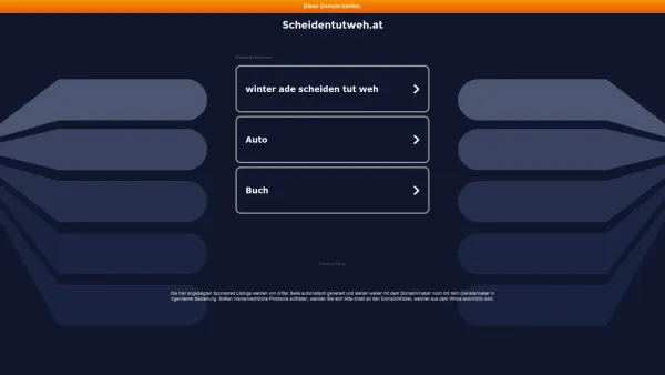 Website Screenshot: Scheidentutweh.at - scheidentutweh.at - Date: 2023-06-26 10:20:47