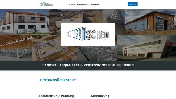Website Screenshot: Ewald SCHEIDL GmbH - Home - Scheidl Bau GmbH - Date: 2023-06-26 10:20:47
