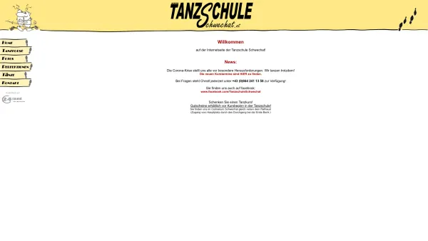 Website Screenshot: TSC Schellander - Tanzschule Schwechat - Date: 2023-06-26 10:20:47