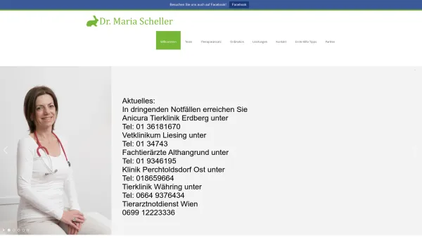 Website Screenshot: DIPL. TIERÄRZTDR. MARIA SCHELLER - Vet Chiropraktik und TCM Akupunktur Dr. Maria Scheller - Date: 2023-06-26 10:20:47