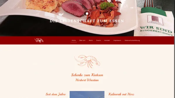 Website Screenshot: Schenke zum Krebsen - Schenke zum Krebsen Friesach – Bar Cafe Restaurant in Friesach - Date: 2023-06-15 16:02:34