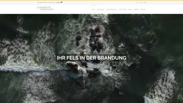 Website Screenshot: Scherbaum Seebacher Rechtsanwälte GmbH Graz - Scherbaum Seebacher Rechtsanwälte - Ihr Fels in der Brandung - Date: 2023-06-26 10:20:50