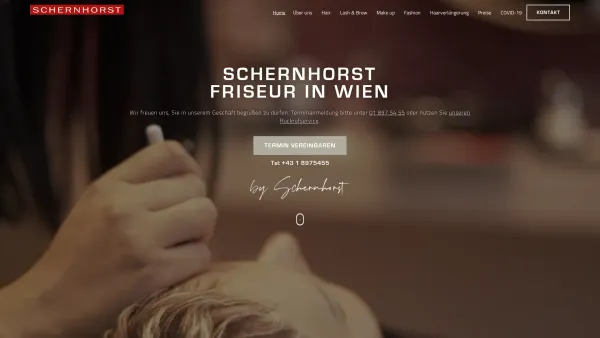Website Screenshot: SCHERNHORST waschen schneiden föhnen freuen. - Friseur | Schernhorst - Date: 2023-06-26 10:20:50