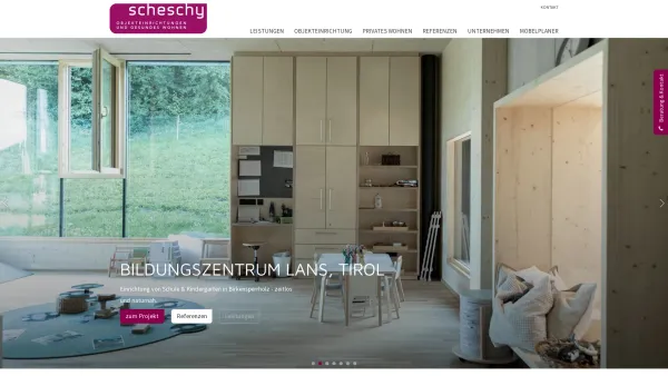 Website Screenshot: Tischlerei Scheschy GmbH CO Index of - Objekteinrichtung und Wohnraumeinrichtung - mit Scheschy alles aus einer Hand - Date: 2023-06-26 10:20:50