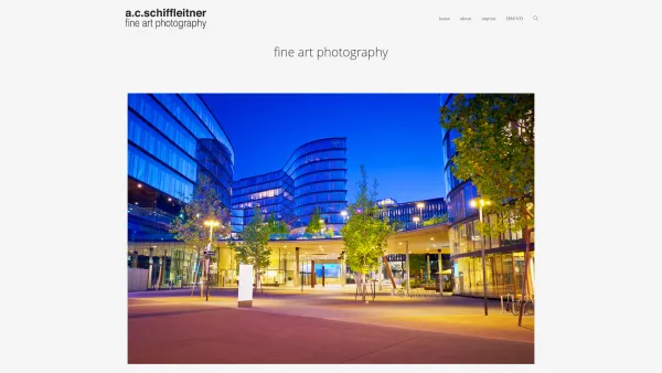 Website Screenshot: to atelier schiffleitner - a.c.schiffleitner • fine art photography - Date: 2023-06-26 10:20:50