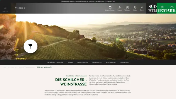 Website Screenshot: Verein Schilcherland Schilcherland Spezialitäten - Schilcher - Weinstraße in der Südsteiermark | Österreich - Date: 2023-06-26 10:20:50