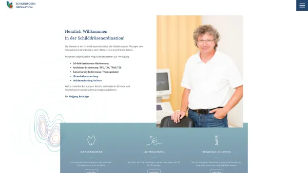 Website Screenshot: Schilddrüsenordination Dr. Buchinger - Schilddrüsenordination Dr. Buchinger - Date: 2023-06-26 10:20:50