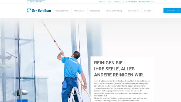 Website Screenshot: Dr. Schilhan Gebäudeservice - Home - Dr. Schilhan Gebäudeservice - Date: 2023-06-26 10:20:50