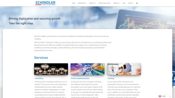 Website Screenshot: Schindler IT Solutions GmbH - Home - Schindler IT-Solutions GmbH - Date: 2023-06-14 10:45:00