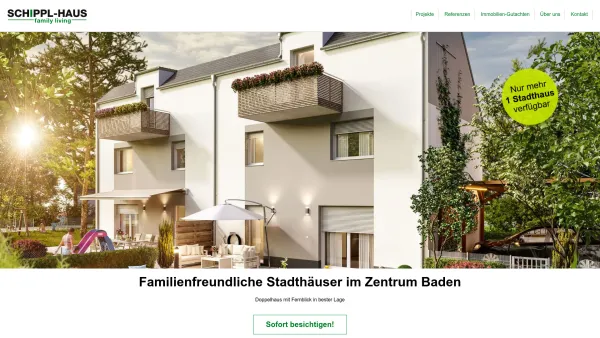 Website Screenshot: Schippl-Haus.at ziegelmassiv Garantiert sorgenfrei gebaut - Wohnbauprojekte, Harald Schippl Immobilien-Gutachten - SCHIPPL-HAUS - Date: 2023-06-26 10:20:53