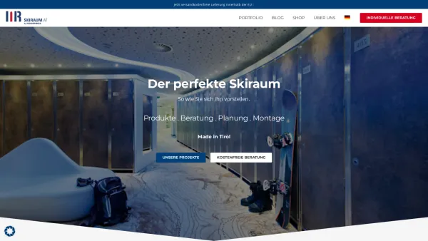 Website Screenshot: Regensburger HGmbH - Dein Skiraum - Regensburger Handels GmbH - Date: 2023-06-26 10:20:53
