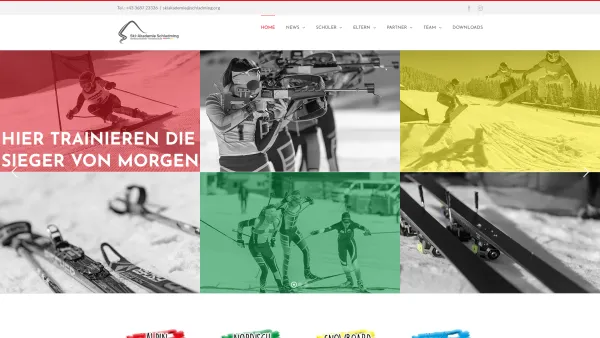 Website Screenshot: Schihandelsschule Handelsschule Skihandelsschule HAK-Maturalehrgang SCHLADMING - HOME - Ski-Akademie Schladming - Date: 2023-06-26 10:20:53