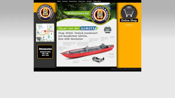 Website Screenshot: Schlauchboote & Service - Ihr kompetenter Partner für Boote - Date: 2023-06-15 16:02:34