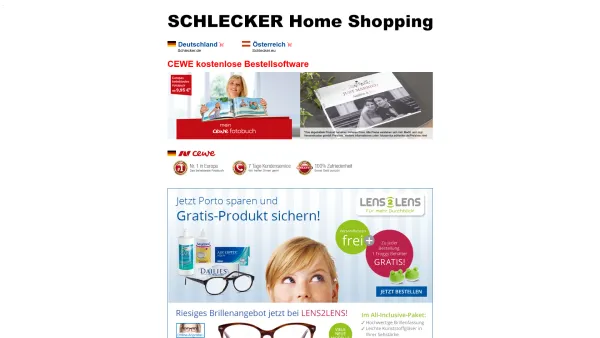 Website Screenshot: Schlecker Eisenstadt - Schlecker Home Shopping - Date: 2023-06-26 10:20:51