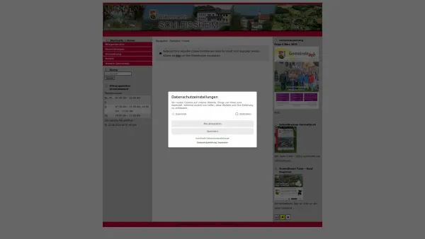 Website Screenshot: Gemeindeamt Schleißhe RiS-Kommunal - Gemeinde Schleißheim - Startseite / Home - Date: 2023-06-26 10:20:53