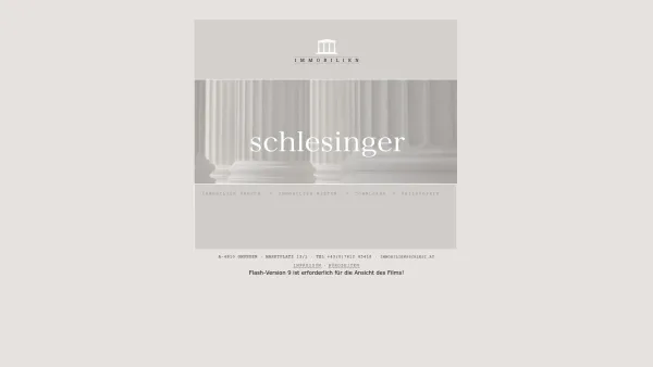 Website Screenshot: Jörg IMMOBILIEN SCHLESINGER GMUNDEN - Schlesinger Immobilien: Erna und Ben Schlesinger - Gmunden - Date: 2023-06-26 10:20:53