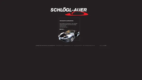 Website Screenshot: Schlögl-Auer Ges.m.b.H. Karosserie-Lackzentrum - Schlögl-Auer Metalltechnik, Karosserietechnik, Behälterbau, Edelstahlverarbeitung - Date: 2023-06-26 10:20:53