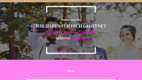 Website Screenshot: Schlosscafe Mattsee Roswitha Maislinger - Schloss Mattsee | Wintergarten und Events - Date: 2023-06-14 10:45:02
