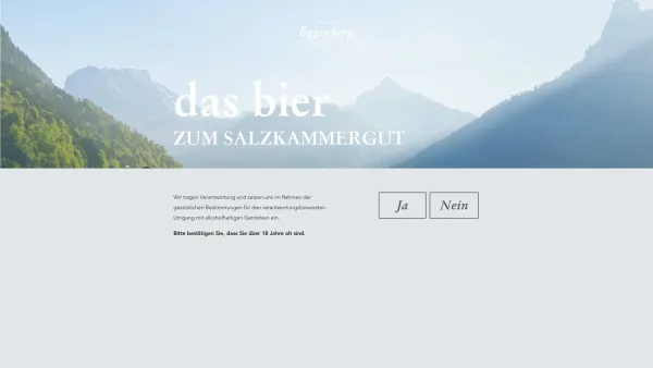 Website Screenshot: Brauerei Schloss Eggenberg Stöhr & Co.KG - Schloss Eggenberg | Das Bier zum Salzkammergut - Date: 2023-06-26 10:20:53
