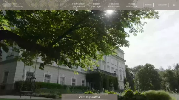 Website Screenshot: Hotel Schloss Leopoldskron - Hotel und Eventlocation Schloss Leopoldskron in Salzburg - Date: 2023-06-26 10:20:53