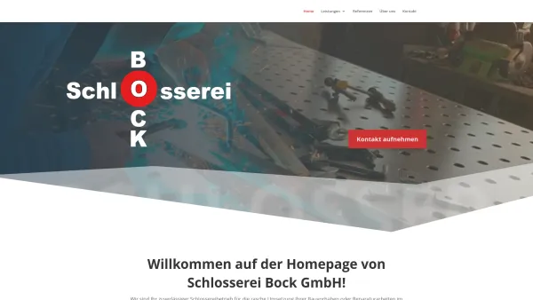 Website Screenshot: Schlosserei Bock - Schlosserei Bock GmbH | - Date: 2023-06-14 10:45:03