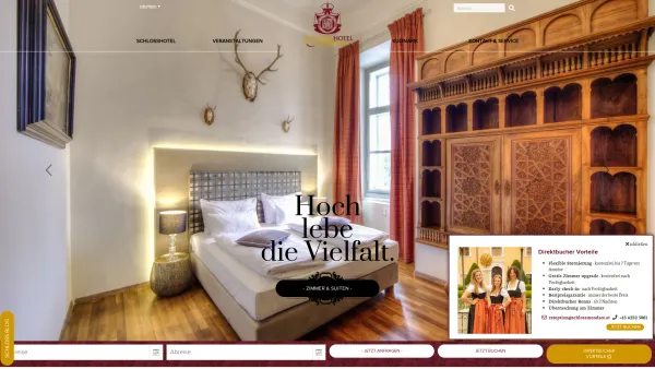 Website Screenshot: Schlosshotel Mondsee - Schlosshotel Mondsee - Date: 2023-06-26 10:20:56
