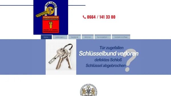 Website Screenshot: Schlüssel-Eck Mrakotsky Michael - AUFSPERR - NOTDIENST - Ihr lokaler Partner seit 1948 - Date: 2023-06-26 10:26:43