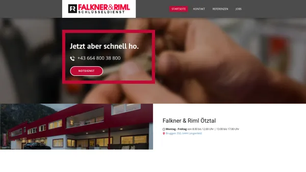 Website Screenshot: Speedy Schluesseldienst - Schlüsseldienst - Tirol | Falkner&Riml - Date: 2023-06-26 10:20:56