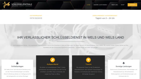 Website Screenshot: Altenhofer G Winzer Schlüsselzentrale SchlÃ¼sselzentrale Wels - Aufsperrdienst | Schlüsselzentrale | Wels - Date: 2023-06-15 16:02:34
