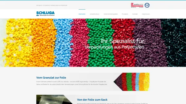 Website Screenshot: Schluga Kunststoffwerk GmbH - Schluga.at – Verpackungen aus Polyethylen – Eine weitere WordPress-Website - Date: 2023-06-26 10:20:56