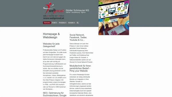 Website Screenshot: Günter Schmauzer KEG - Günter Schmauzer KG - Ihr Internet-Dienstleistungsbetrieb - Date: 2023-06-26 10:20:56